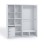 Szafa Przesuwna Lakas 220 Bez Lustra Dąb Artisan