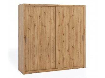 Szafa Przesuwna Lakas 220 Bez Lustra Dąb Artisan