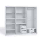 Szafa Przesuwna Lakas 250 Z Lustrem Dąb Artisan