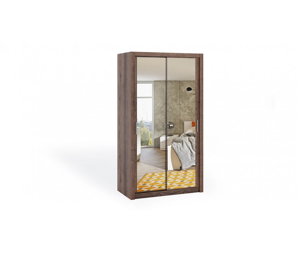 Szafa Przesuwna Lakas 120 Z Lustrami Dąb Monastery