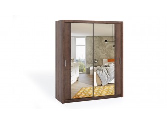 Szafa Przesuwna Lakas 180 Z Lustrami Dąb Monastery