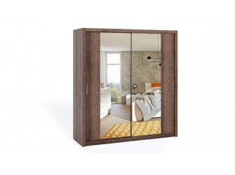 Szafa Przesuwna Lakas 200 Z Lustrami Dąb Monastery