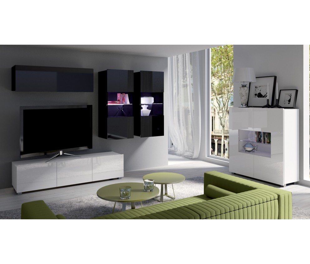 Meblościanka Rossi Nr 6 Połysk 5 kolorów