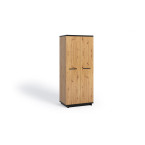 Szafa Ive 2D Czarny Mat/Dąb Artisan